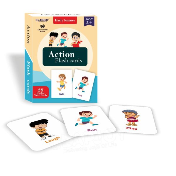 Action Double Sided Flash Cards Supply