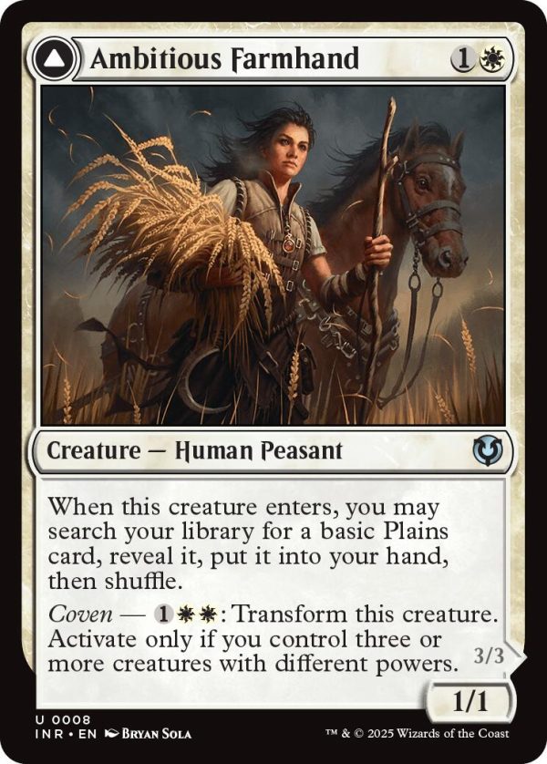 Ambitious Farmhand    Seasoned Cathar [Innistrad Remastered] For Discount