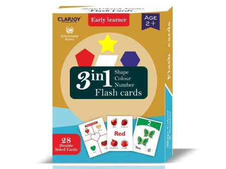 3 in 1 Double Sided Flash Cards for Kids Sale