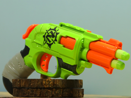 Zombie Strike Nerf Toy Blaster (2 Darts) Online now