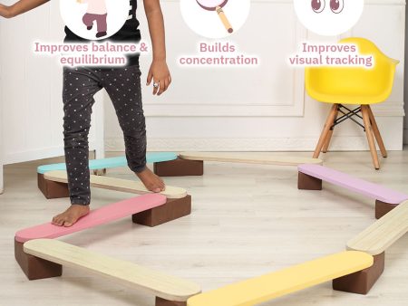 Wooden Balancing Beam for Kids Online