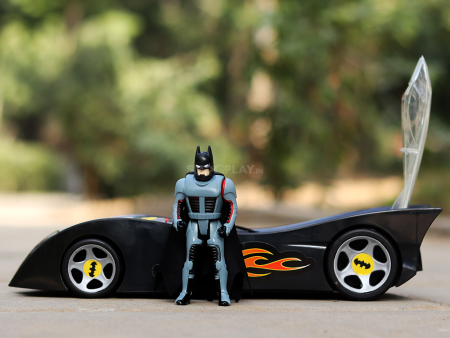 Batmobile (With Batman Action Figure & Hidden Launcher) For Discount