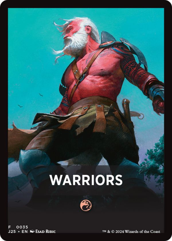 Warriors Theme Card [Foundations Jumpstart Front Cards] on Sale