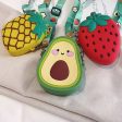 Fruity Silicone Sling Pouch Bag with Detachable Strap For Sale