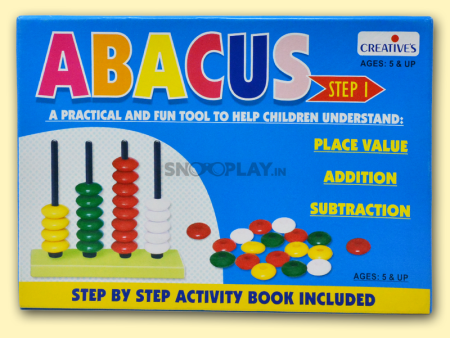 Abacus Toy - Step 1 (Learn Addition, Subtraction, Place Value) Online Hot Sale