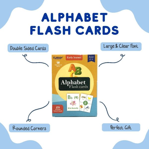 Alphabets  Double Sided Flash Cards For Sale