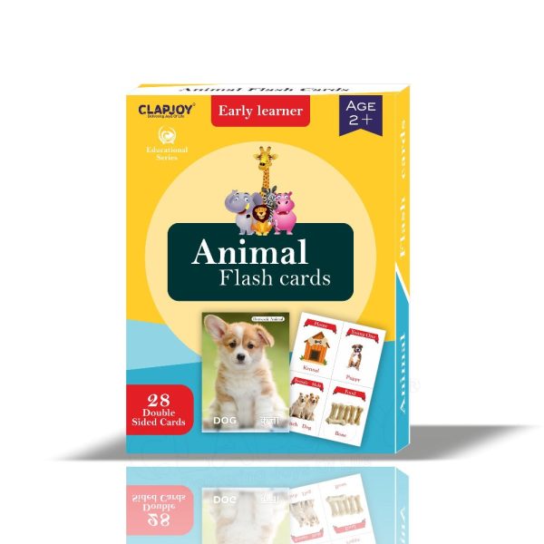 Animals Double Sided Flash Cards Hot on Sale