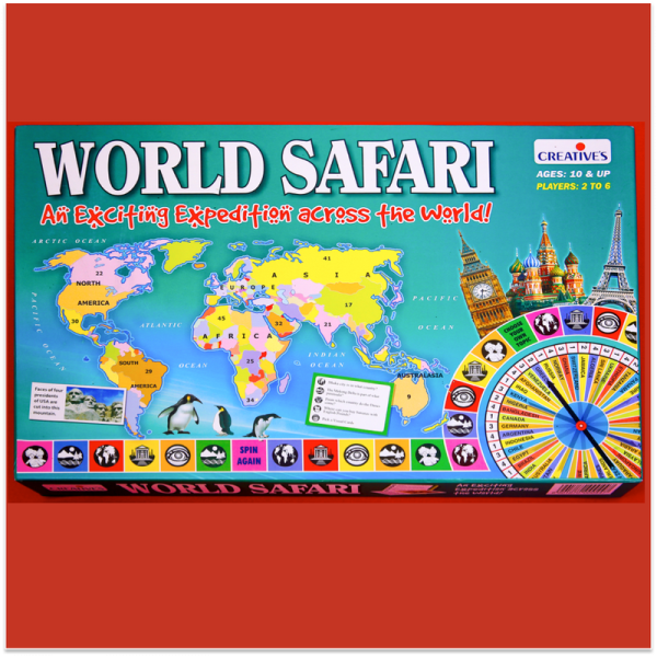 World Safari Educational Board Game For Discount