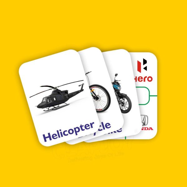 Vehicles Double Sided Flash Cards Online Hot Sale