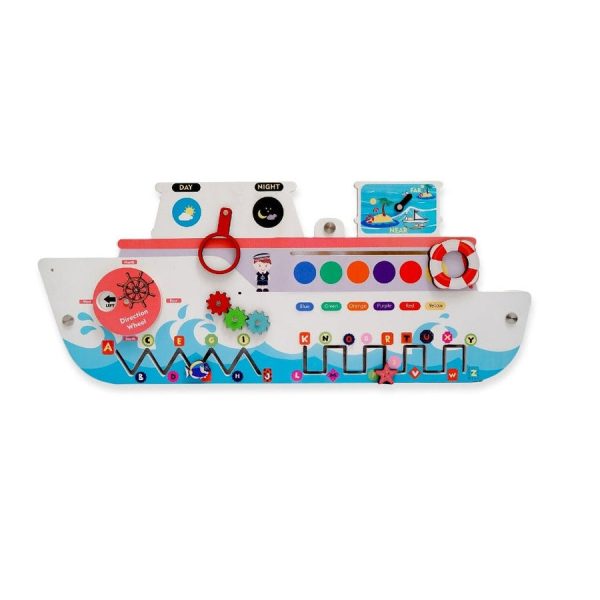 7 in 1 Activities Sea Ship Rugged Busy Board Online Sale