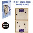 2 in 1 Fastest Finger First Sling Puck Board Game - String Hockey Cheap